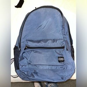 Blue Victoria Secret PINK Backpack. Used, but in good shape.